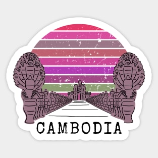 Angkor Thom Majesty: Cambodia's Ancient Wonder -- Purple Edition Sticker